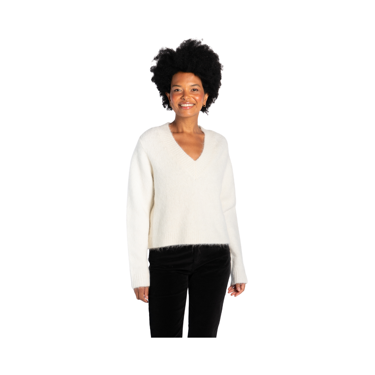 Pernille Sweater - White Alyssum