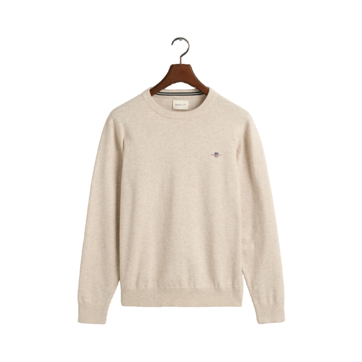 Classic Cotton C-Neck - Beige