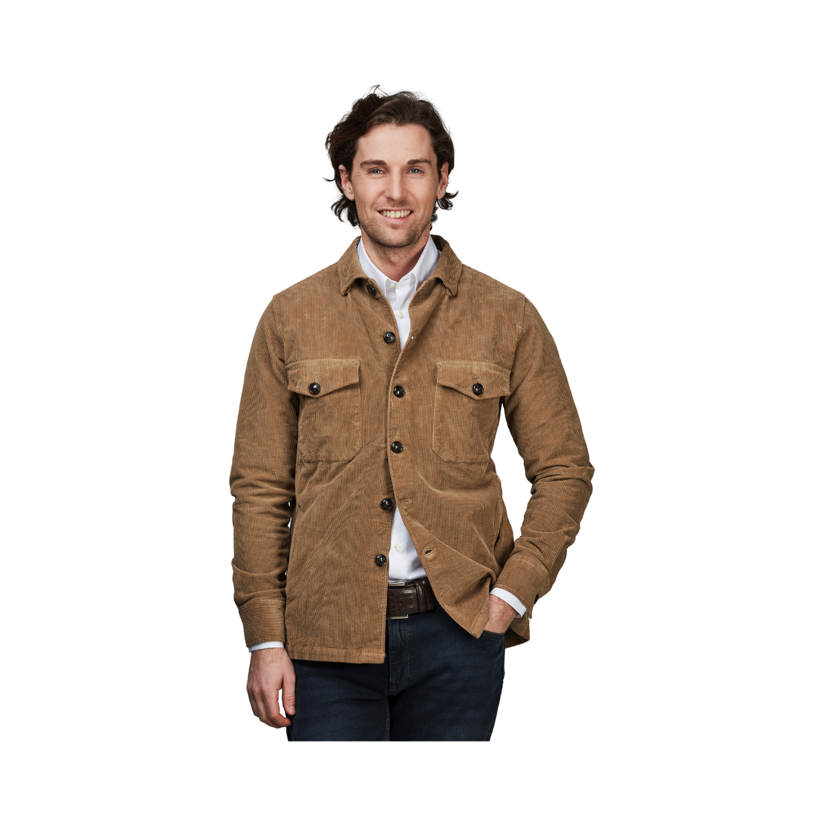 CORDUROY NOXUS OVERSHIRT - Beige