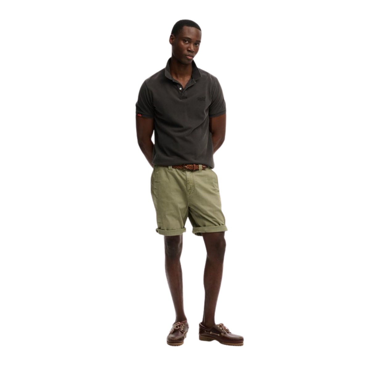 Utility Chino Short - GBE Oil Green
