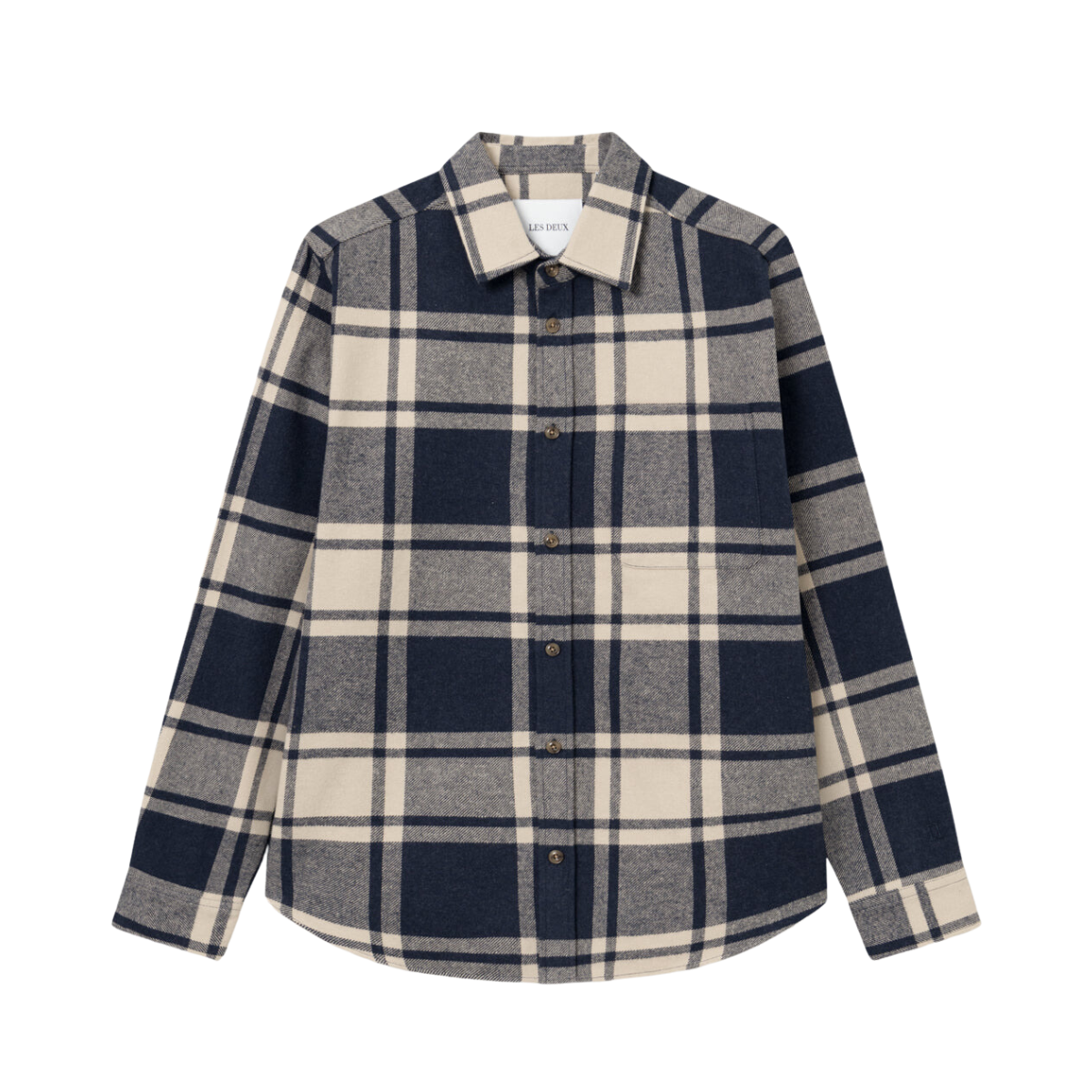 Jeremy Flannel Shirt - Navy