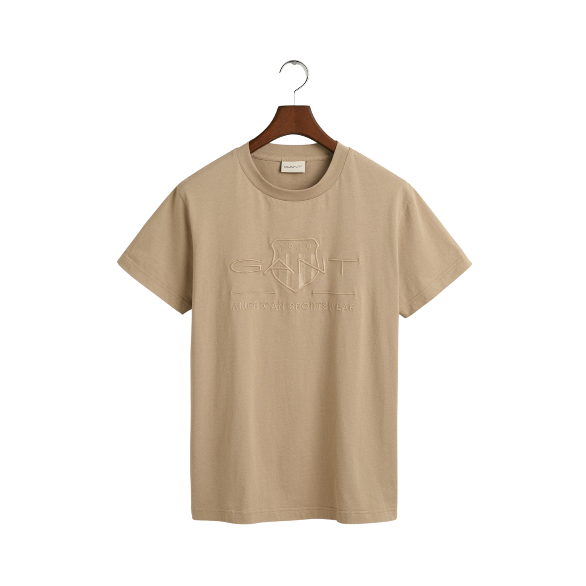 Tonal Archive Shield T-shirt - Beige