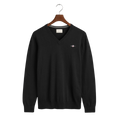 Classic Cotton V-Neck - Black