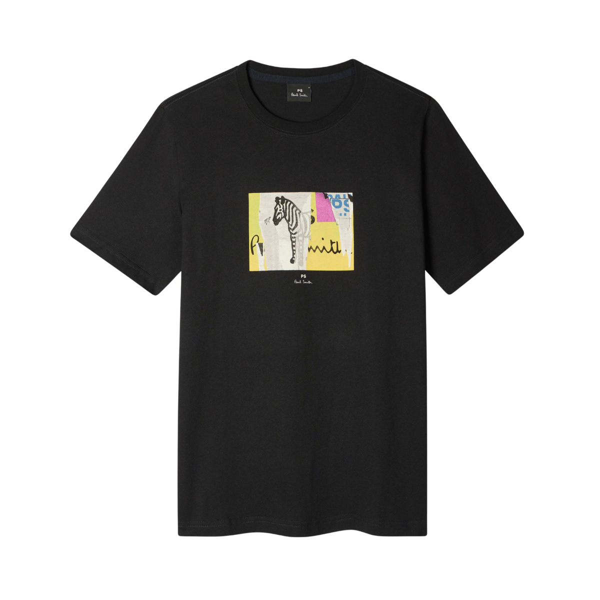Reg Fit T-Shirt Zebra - Black