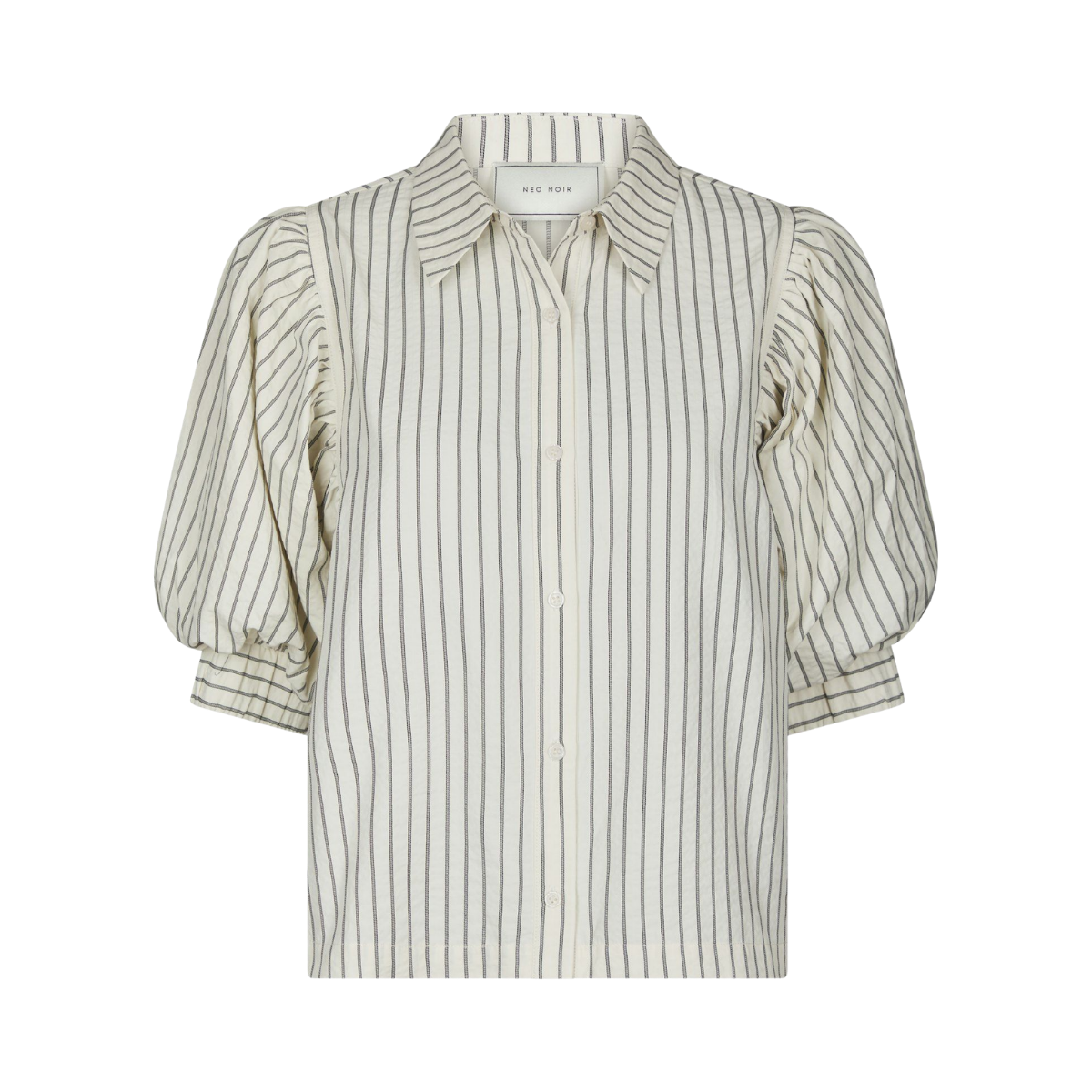 Etta Slim Stripe Shirt - Off White