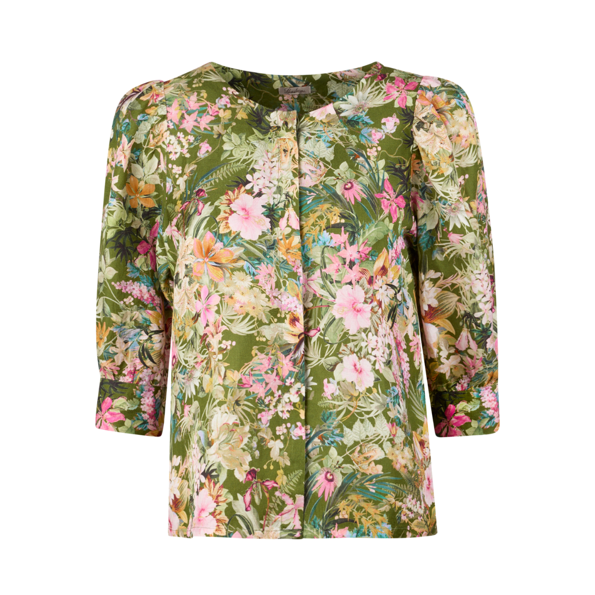 Lykke Blouse - Green pattern