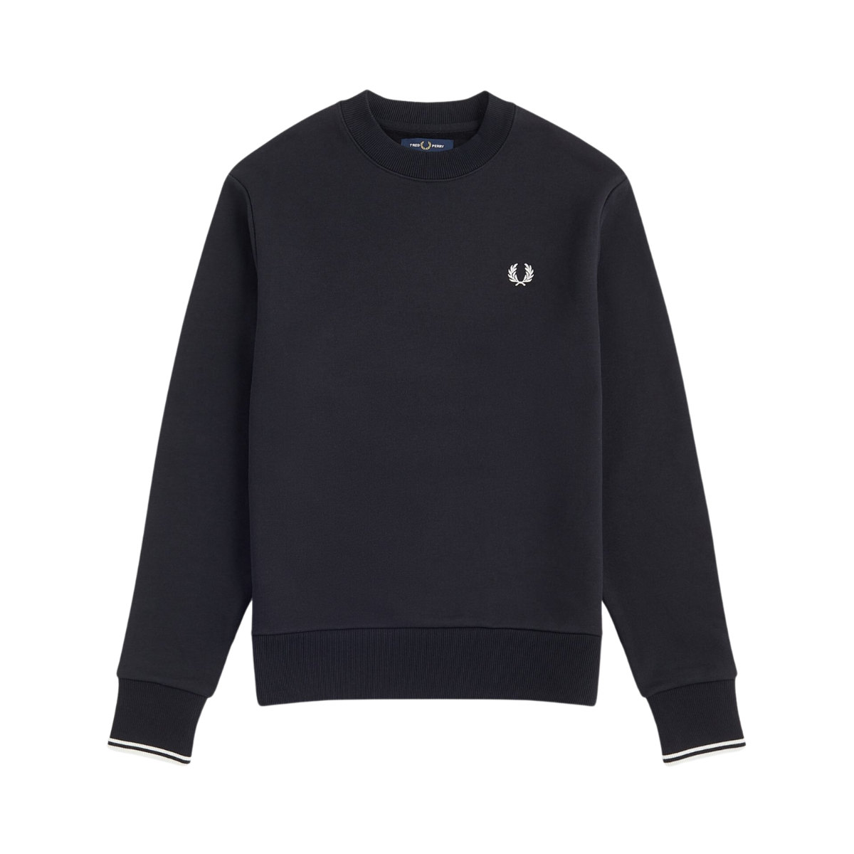 CREW NECK SWEATSHIRT - Black