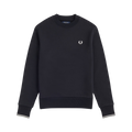 CREW NECK SWEATSHIRT - Black