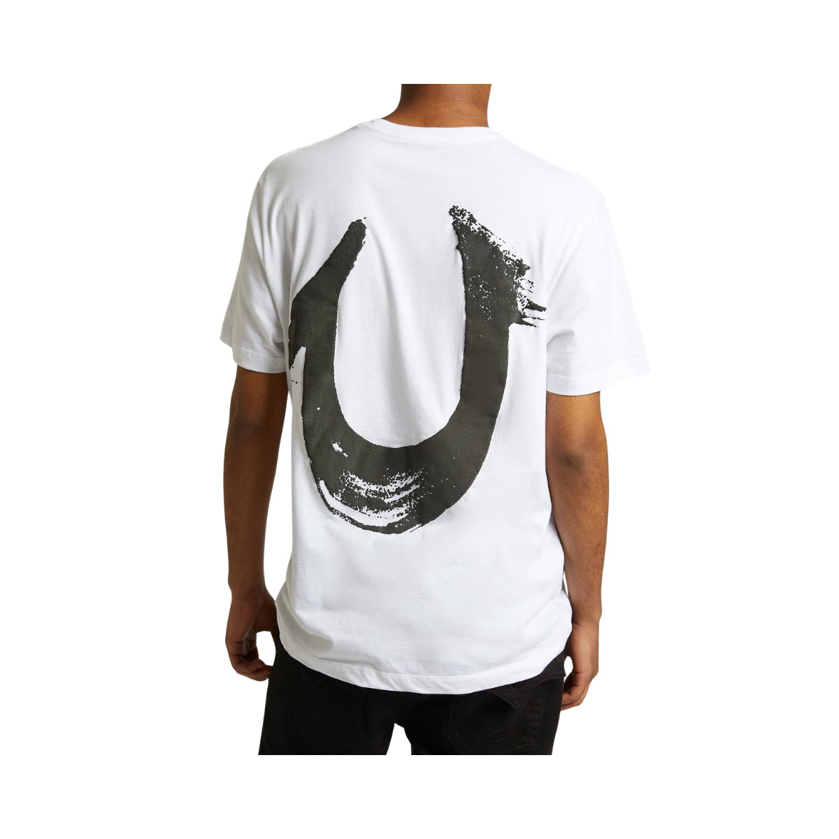 Relaxed Painted Tee - Optic White/Black