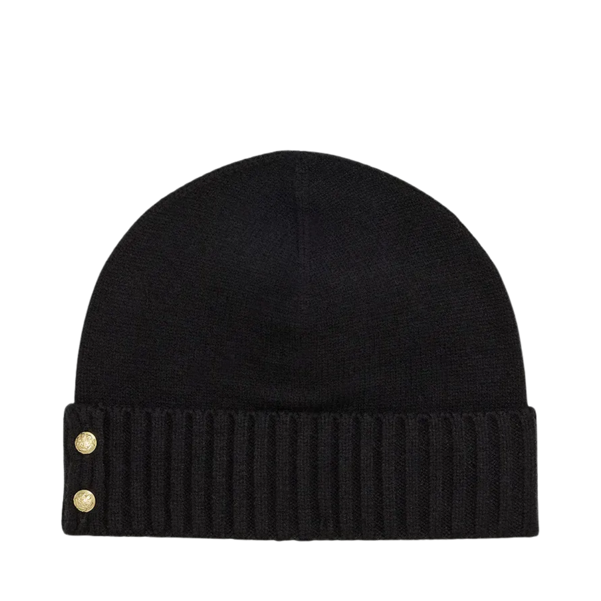 Crest Knit Hat - Black