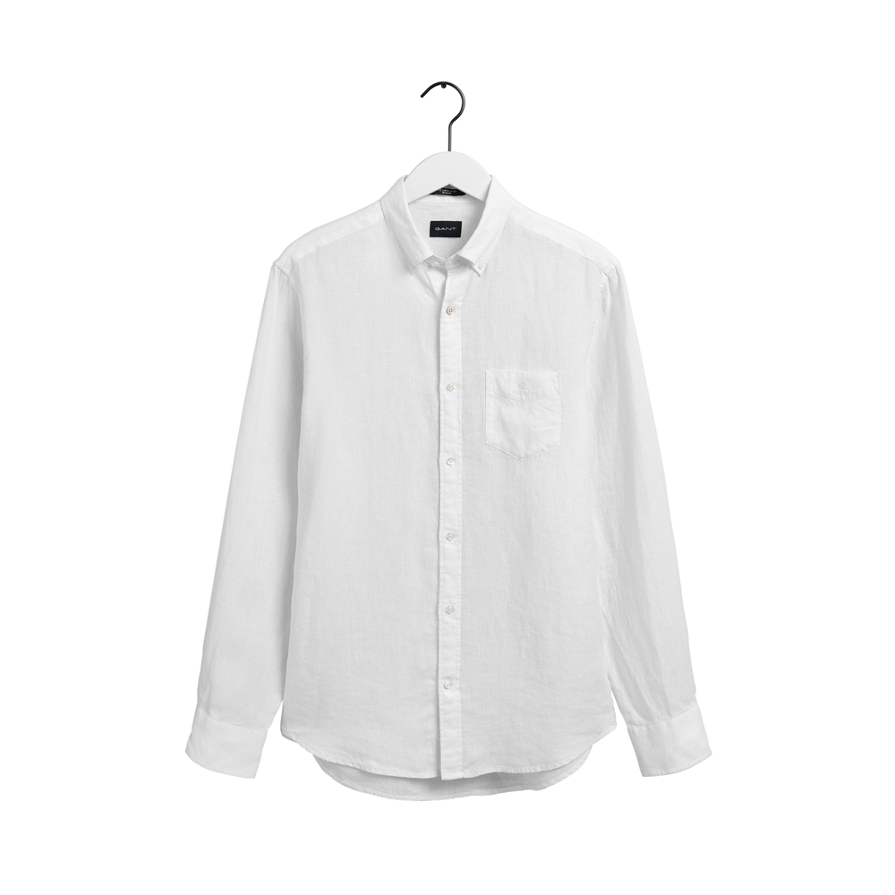 The Linen Shirt Reg Bd - White