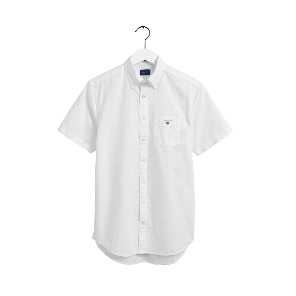 Reg Oxford Shirt Ss Bd - White