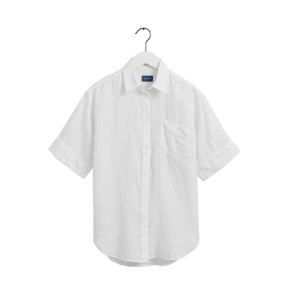 Linen Chambray Shirt - White