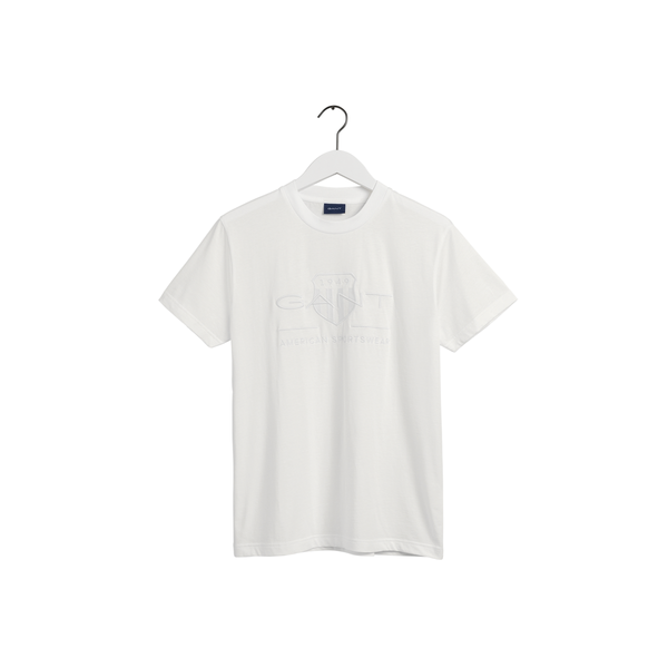 Tonal Archive Shield T-shirt - White