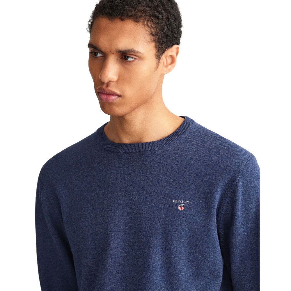 Classic Cotton  C-Neck - Blue