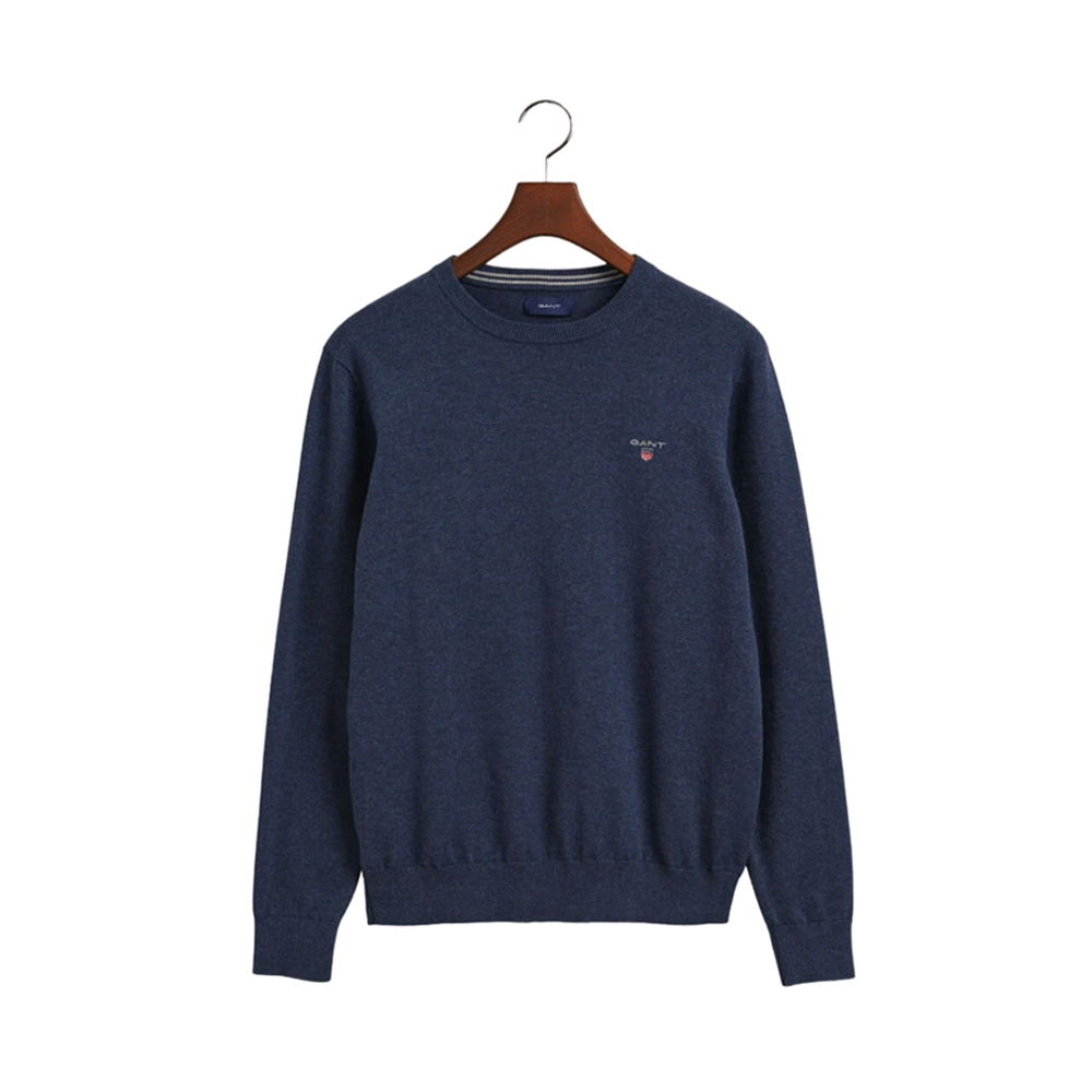 Classic Cotton  C-Neck - Blue