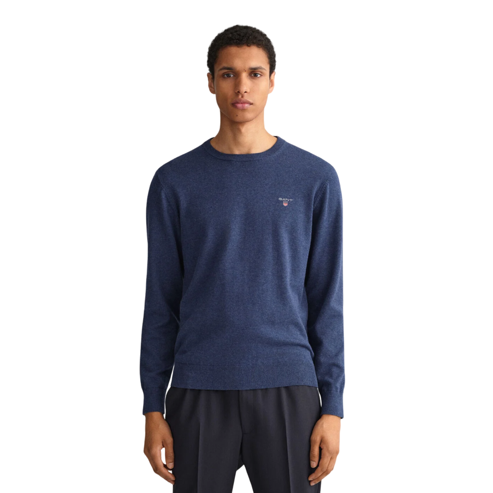 Classic Cotton  C-Neck - Blue