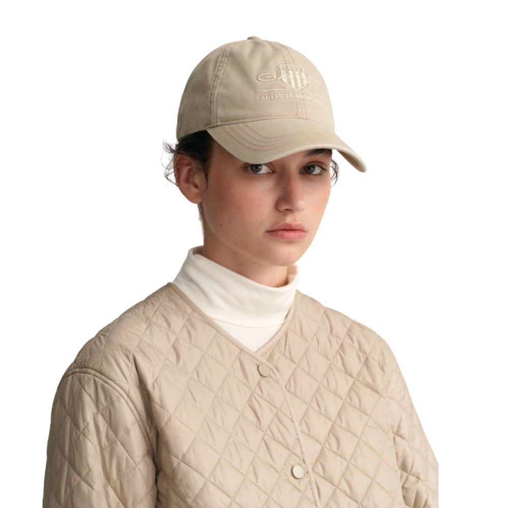 Tonal Archive Shield Cap - Beige