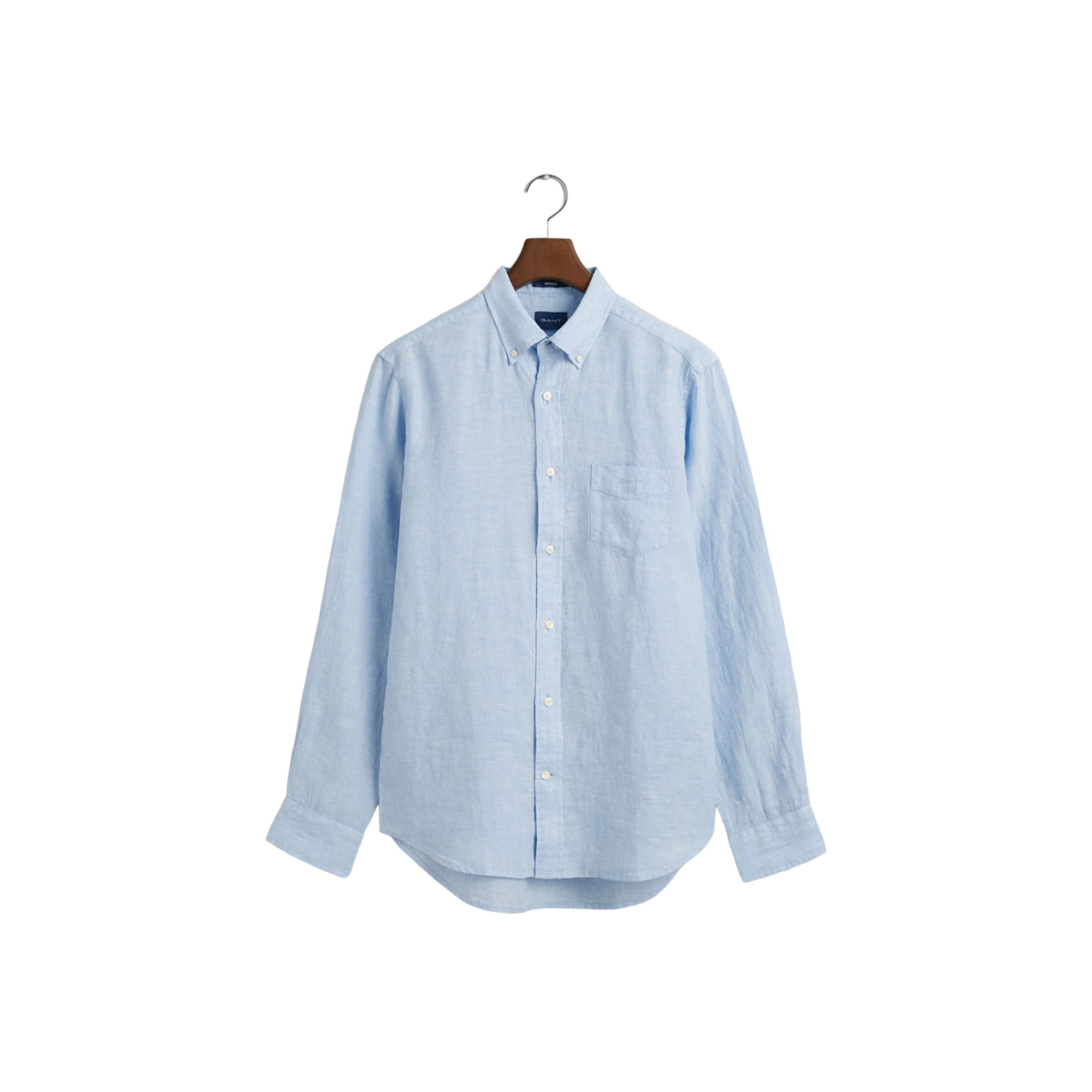 Reg Linen Shirt - Blue