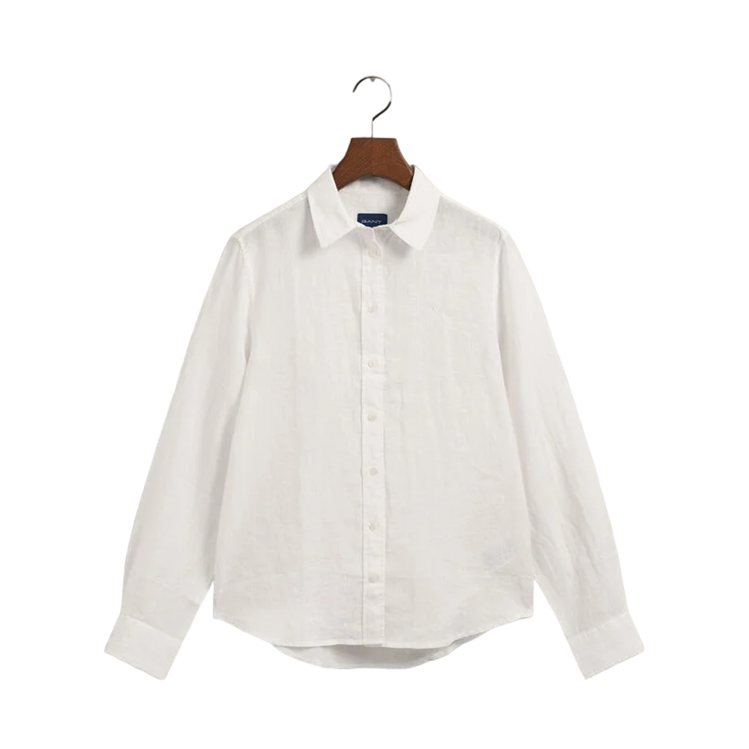 REG LINEN CHAMBRAY SHIRT - White