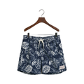 Cf Tropical Leaves Print Sw Shorts - Blue