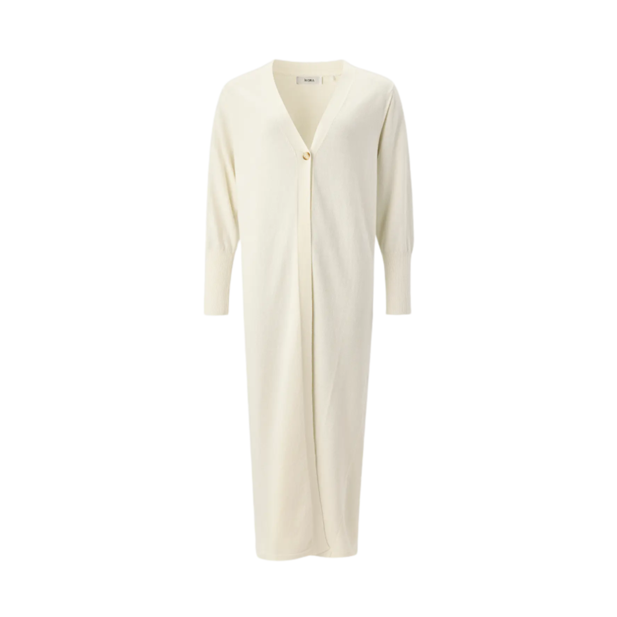 Cashmere Blend Long Cardigan - 011 Offwhite