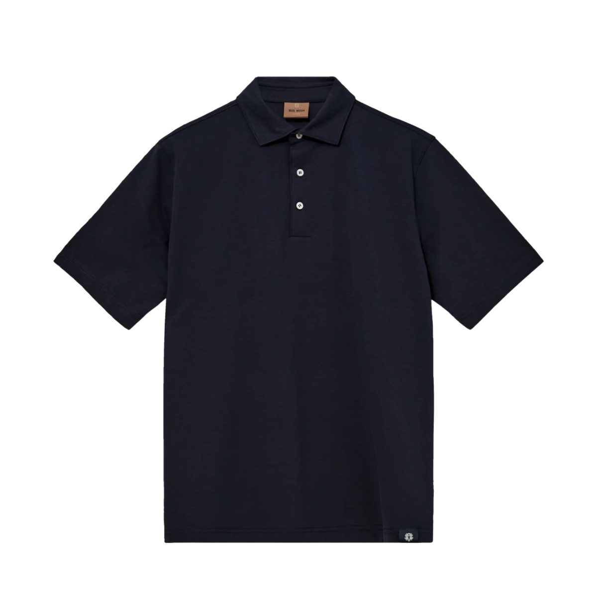 Borg Polo SS Tee - Navy