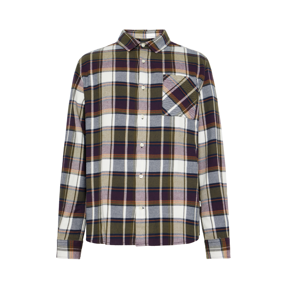 Reg Light Flannel Checkered Shirt - Blue check