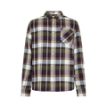 Dune Regular Checked Flannel Shirt - Blue check