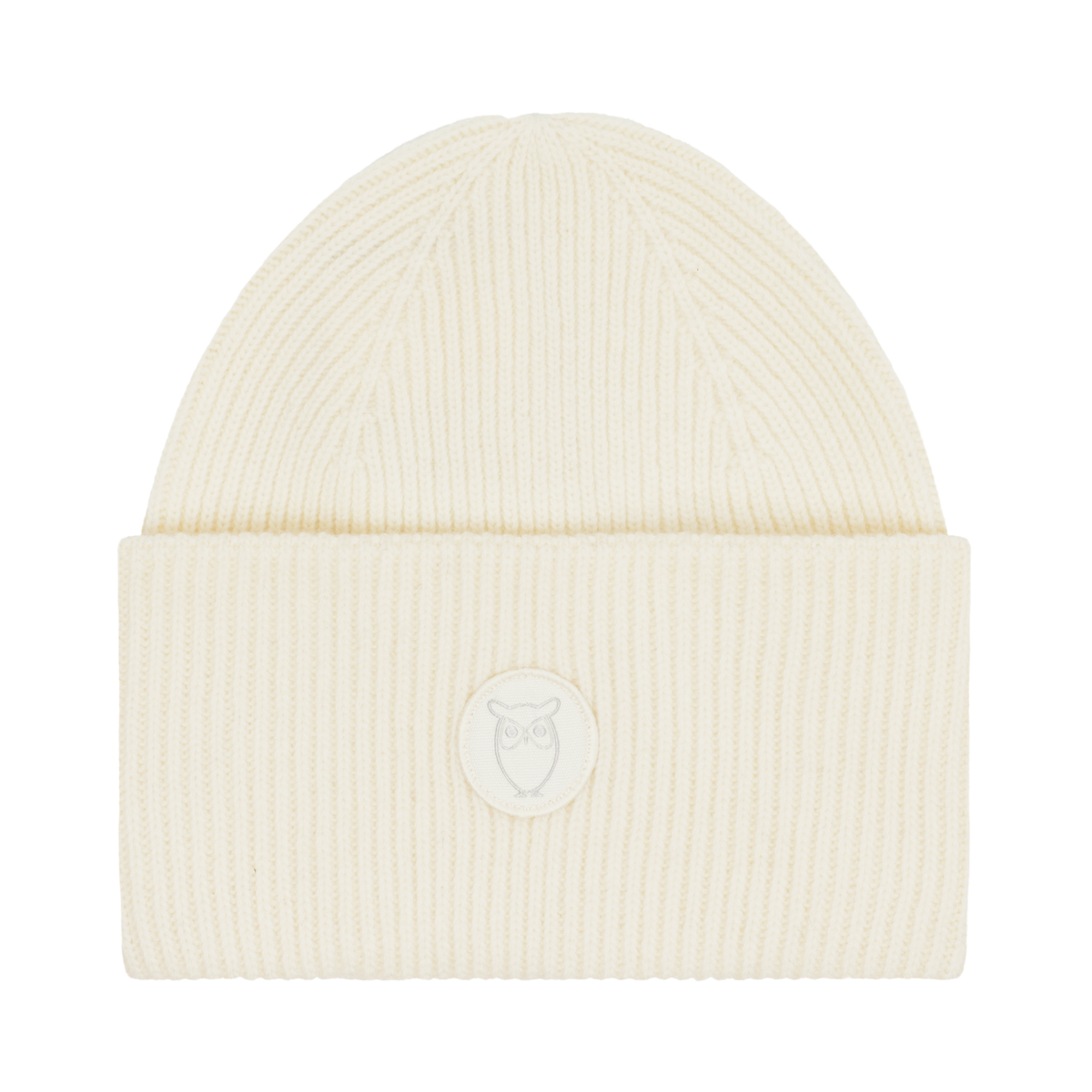 Big Rib Beanie - Egret