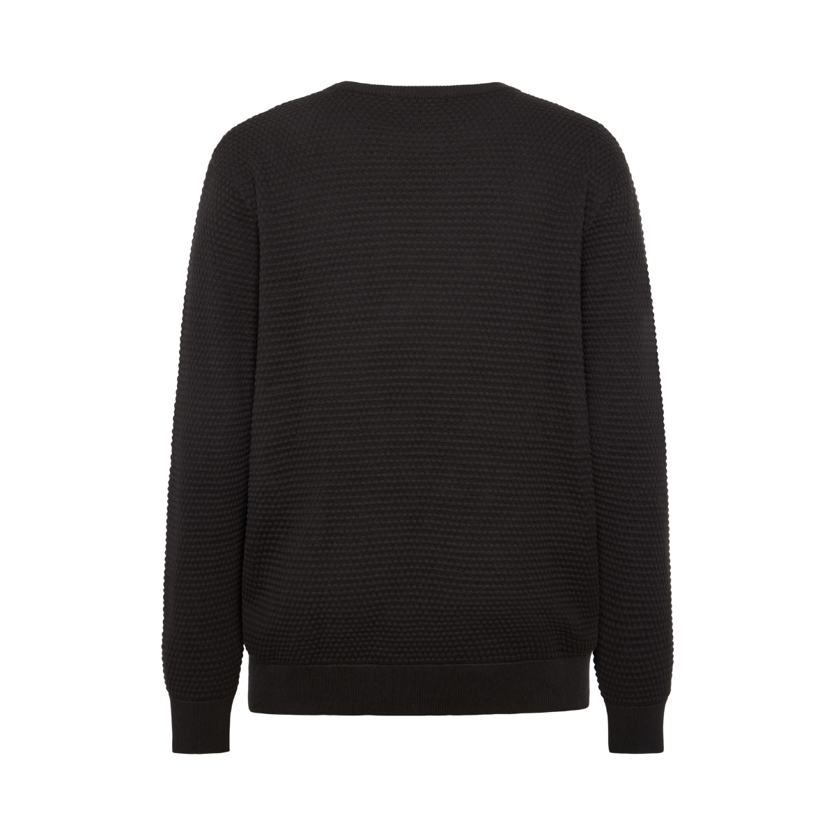 Bubble Knit Crew Neck - Chocolate Torte