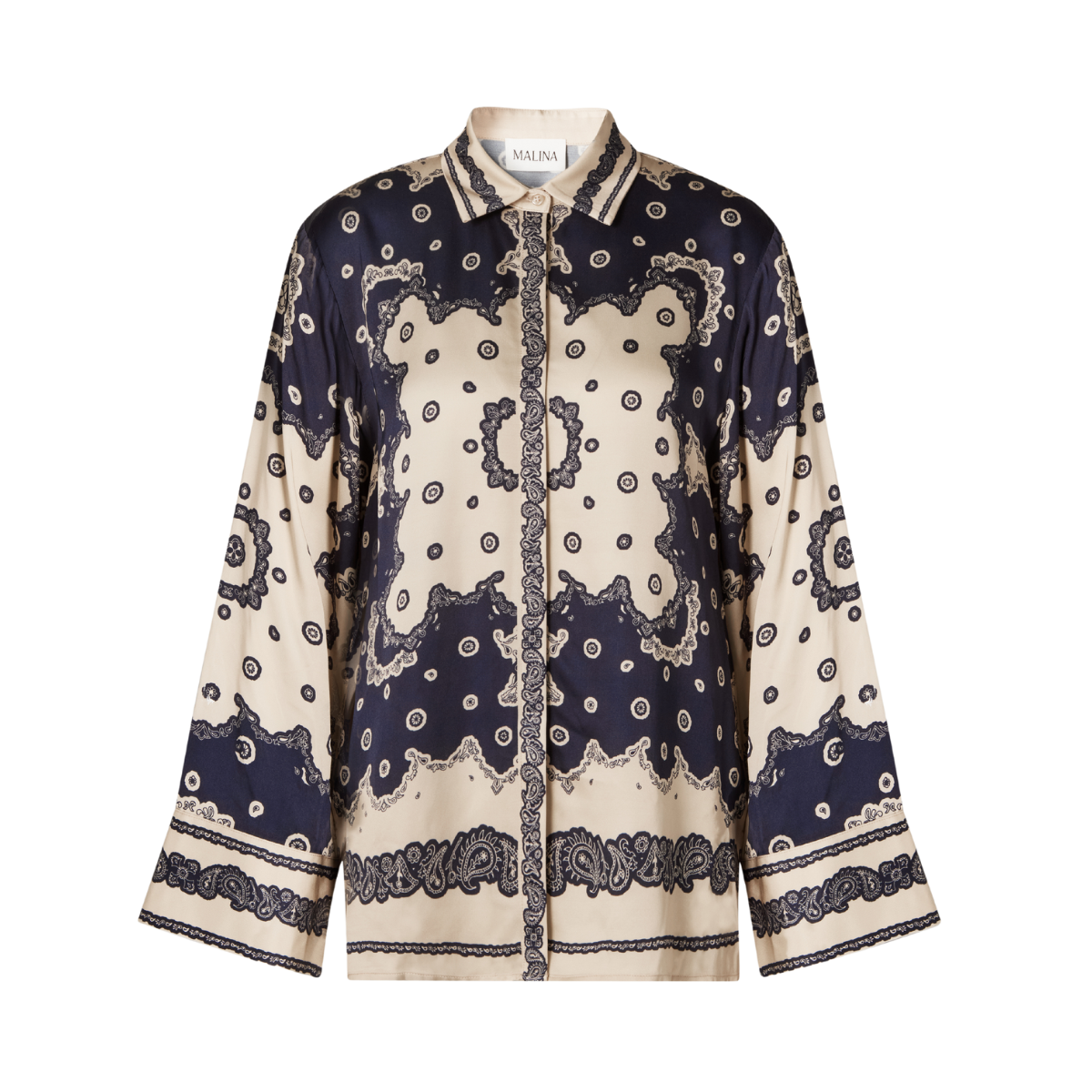 Meya wide fit printed shirt - Bandana