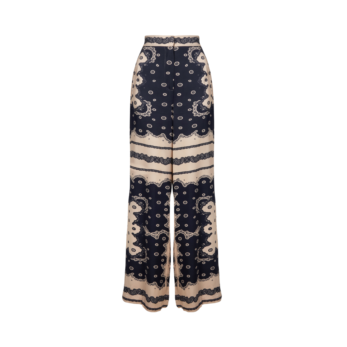 Bella satin look palazzo pants - Bandana