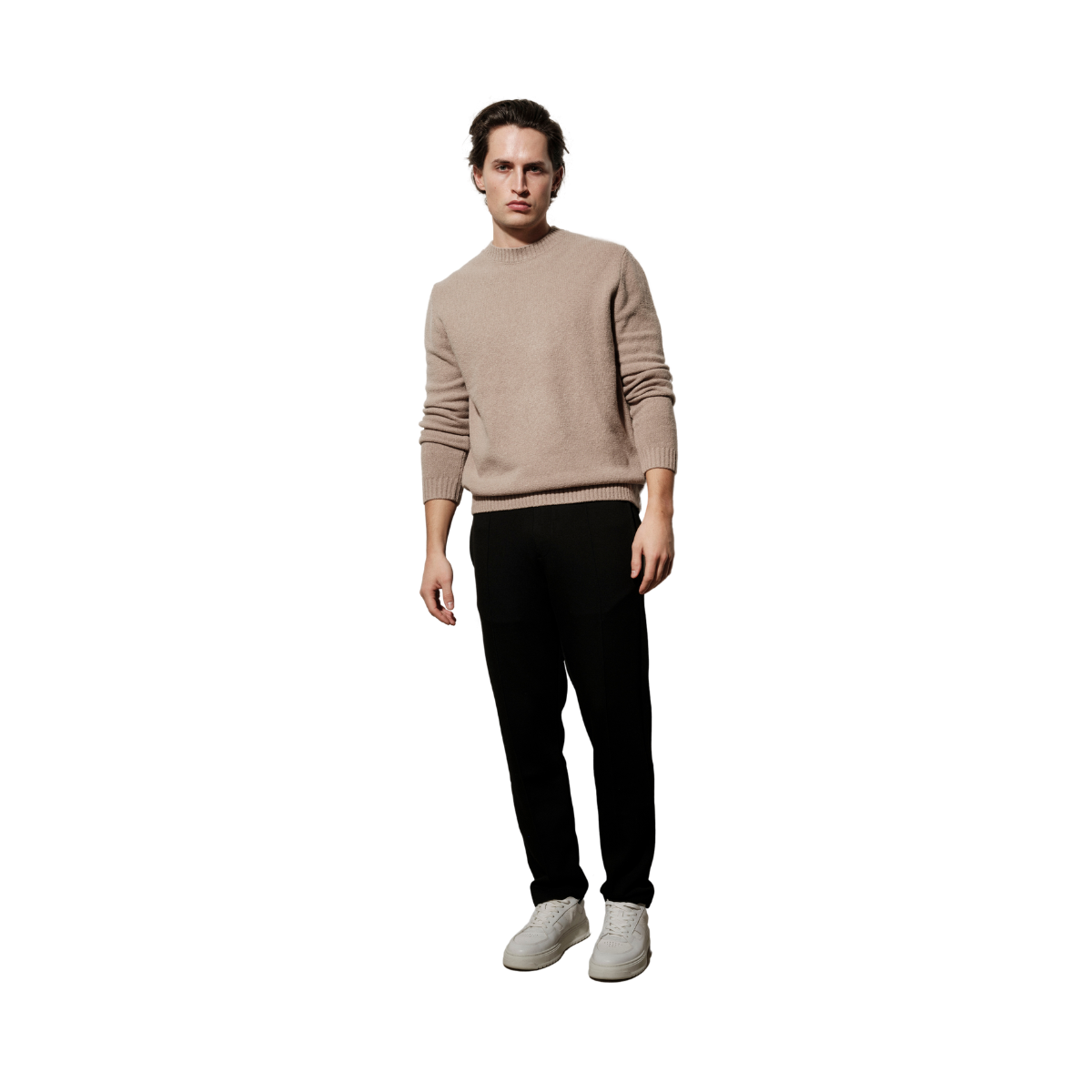Marcello O-Neck Knit - Greige