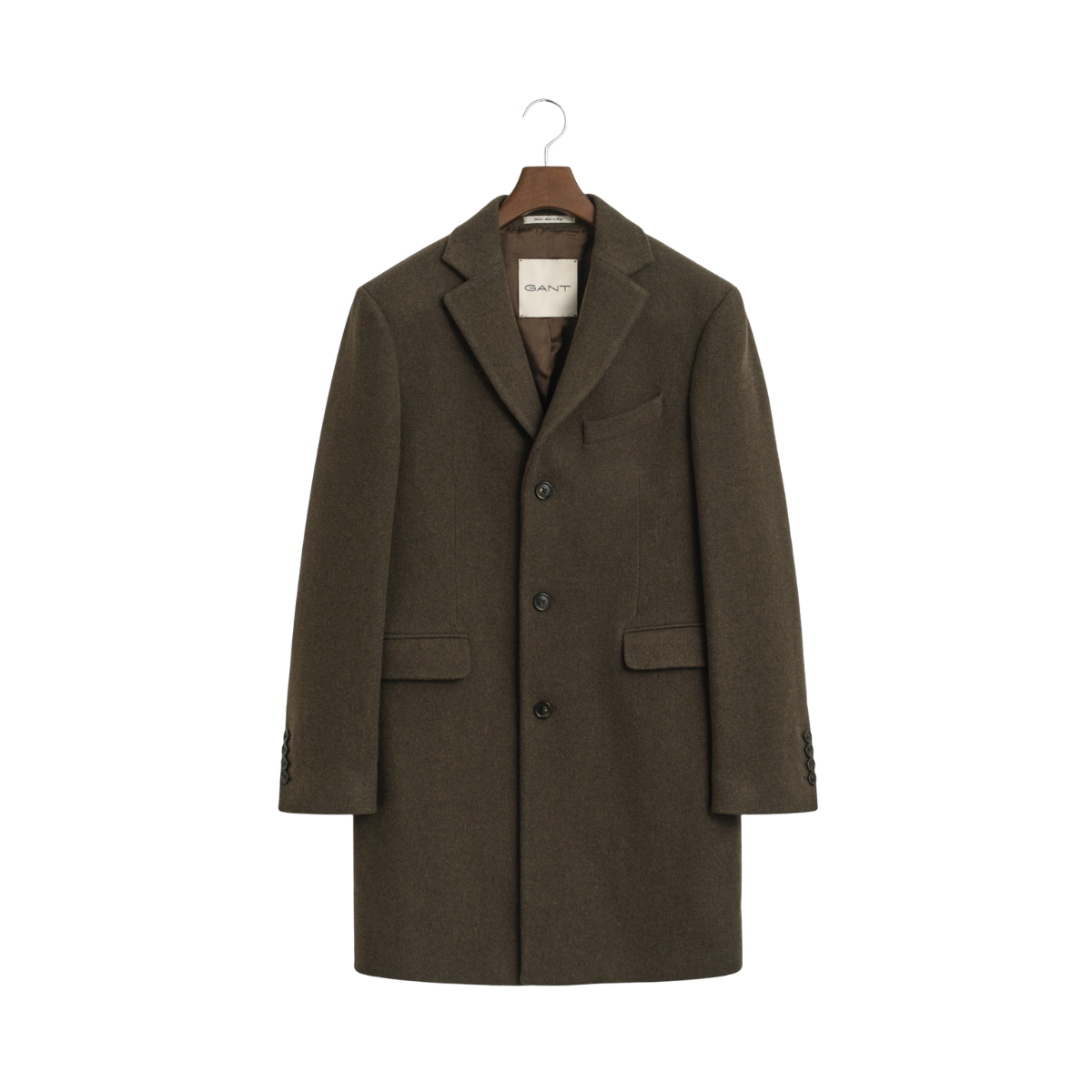Classic Wool Coat - 360 Country Green