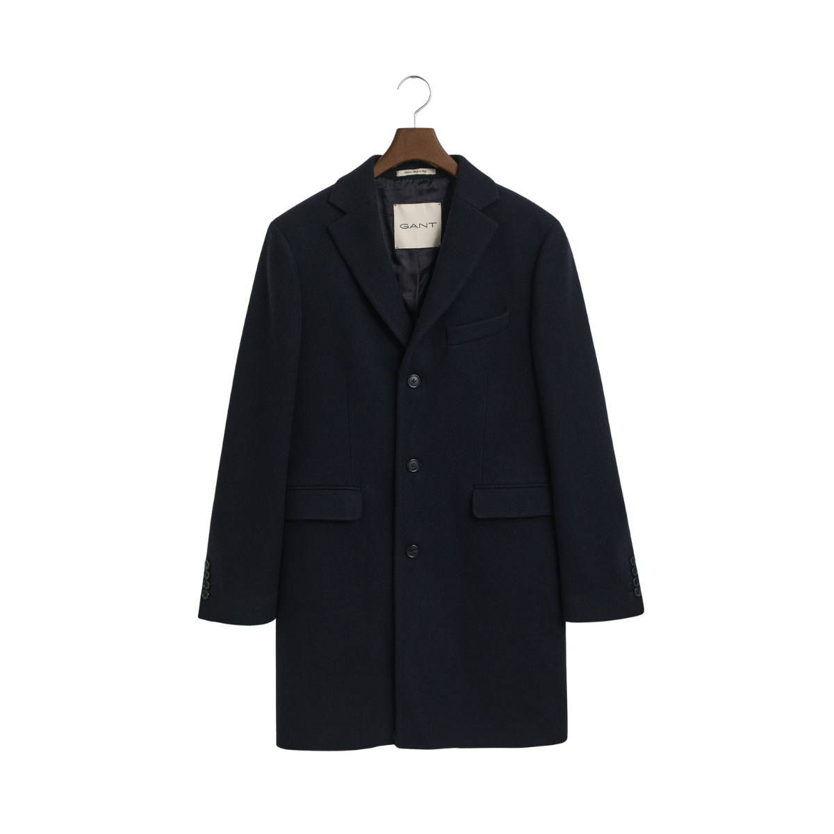 Classic Wool Coat - 446 NIGHT BLUE
