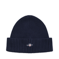Cotton Blend Logo Beanie - 410 Marine