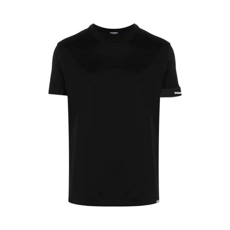 Dsquared2 Logo Round Neck T-shirt - Black