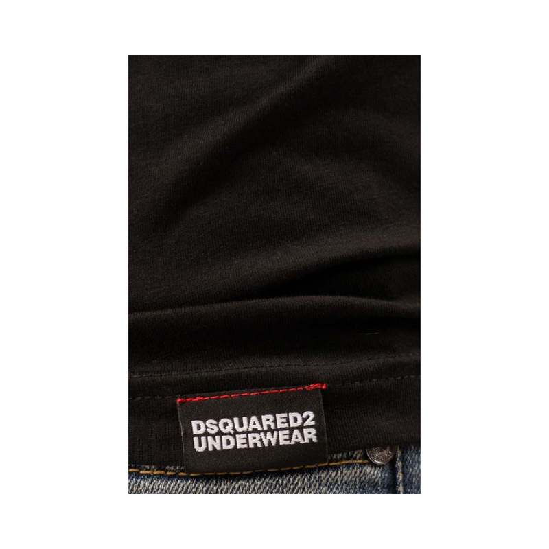Dsquared2 Logo Round Neck T-shirt - Black