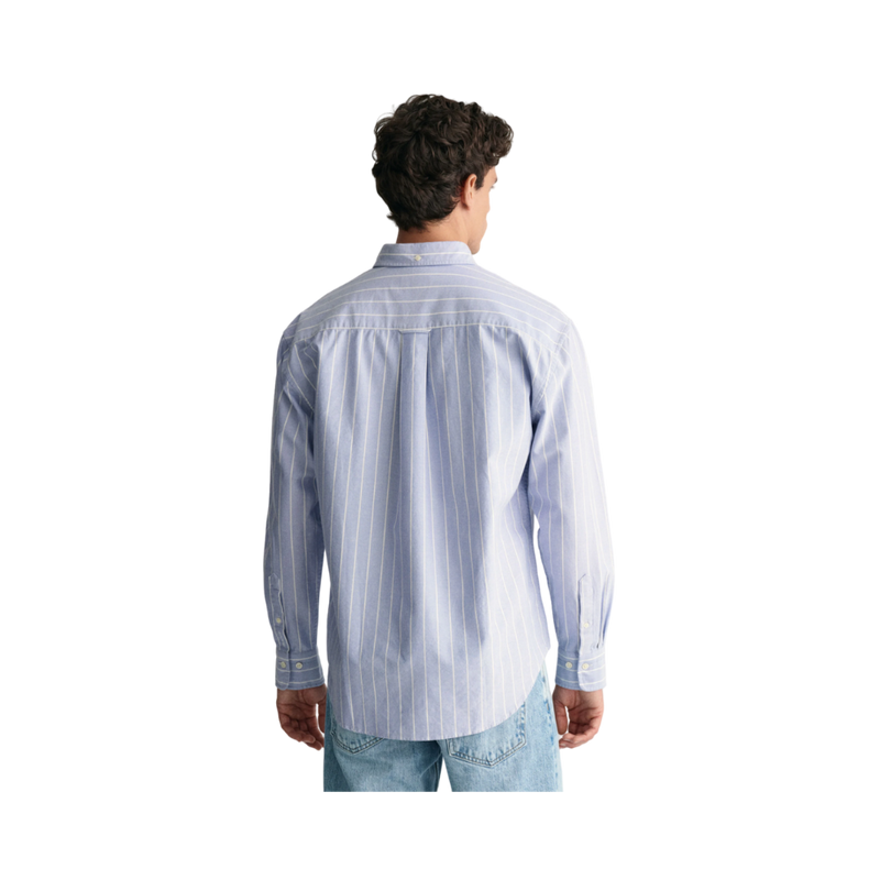 Heritage Oxford Stripe Shirt - Blue