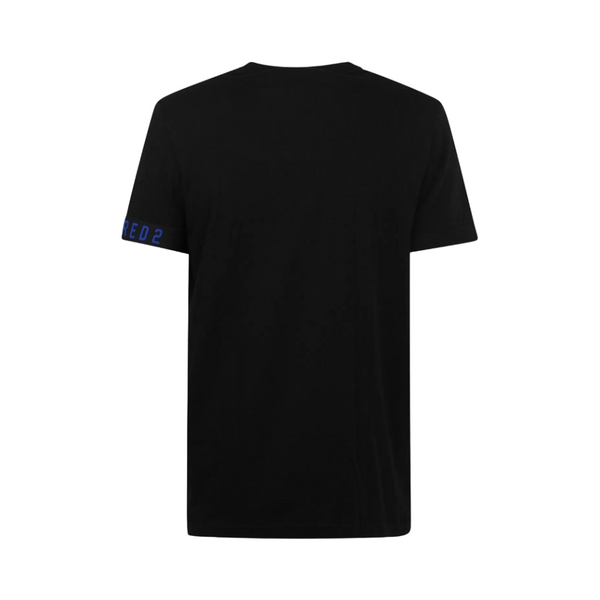 Technicolor Round Neck T-shirt - Black