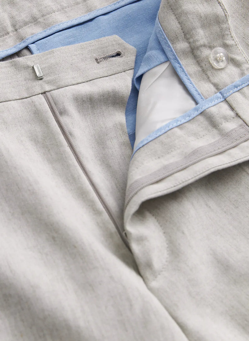 Bobby Linen Suit Trousers - Khaki