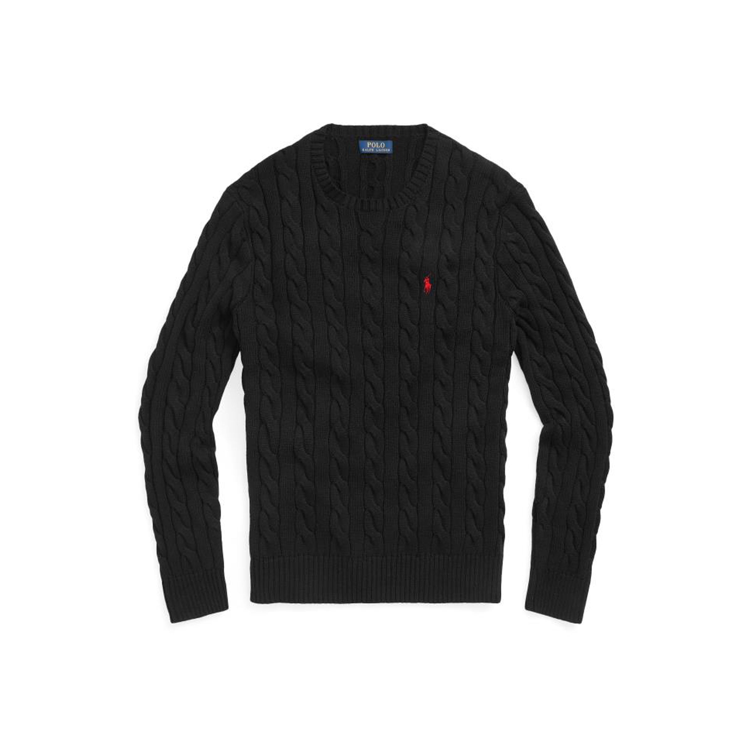 Long Sleeve Crew Neck - Black