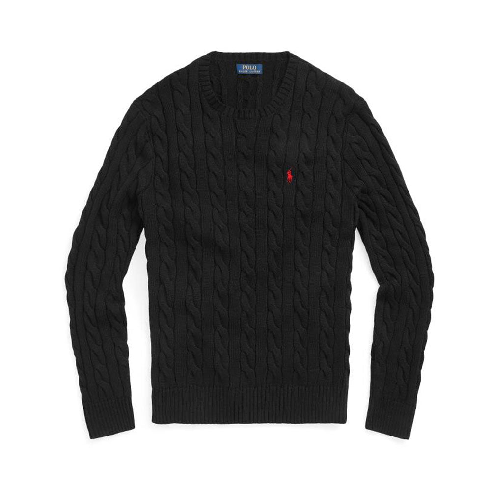 Long Sleeve Crew Neck - Black