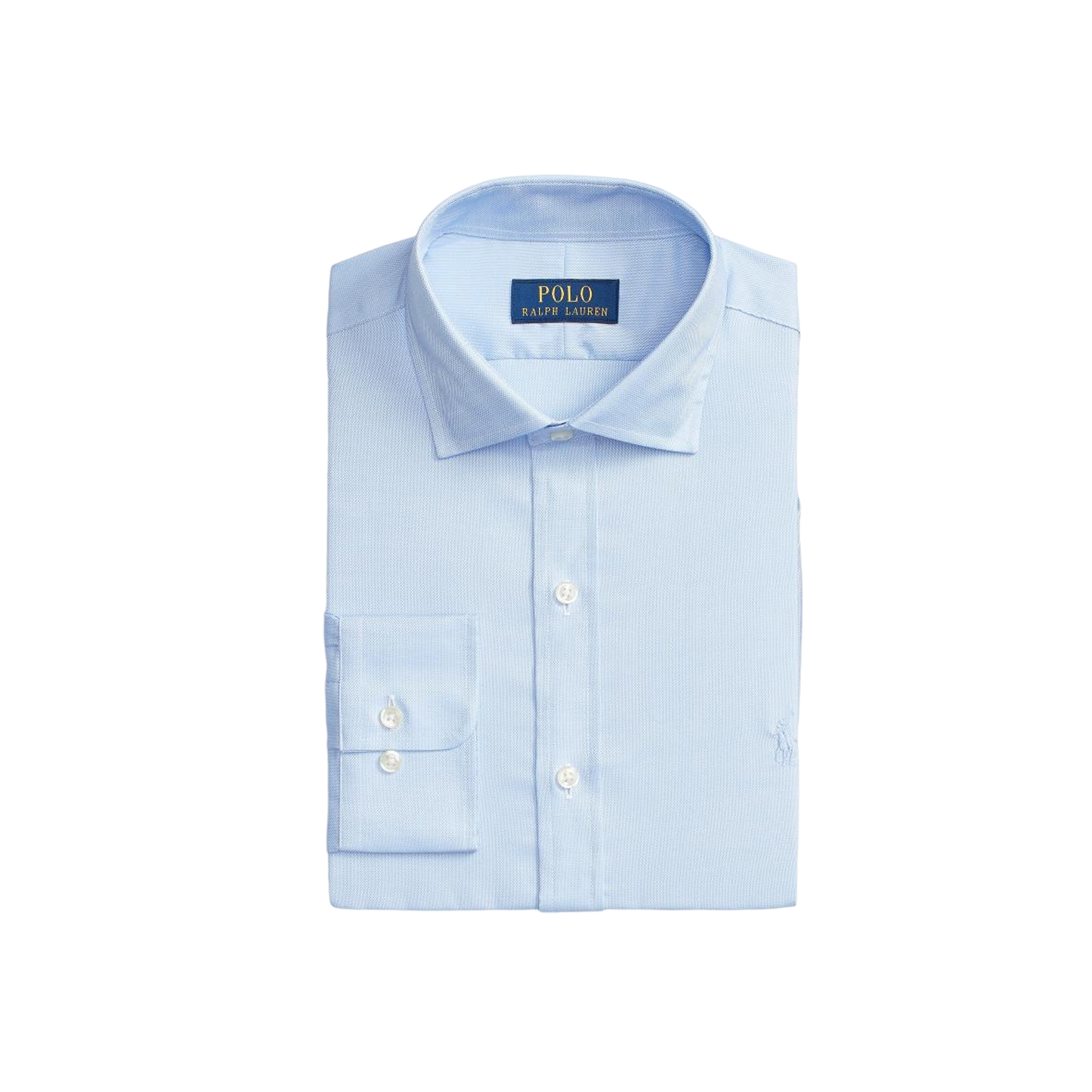 Slim Fit Dobby Shirt - Blue