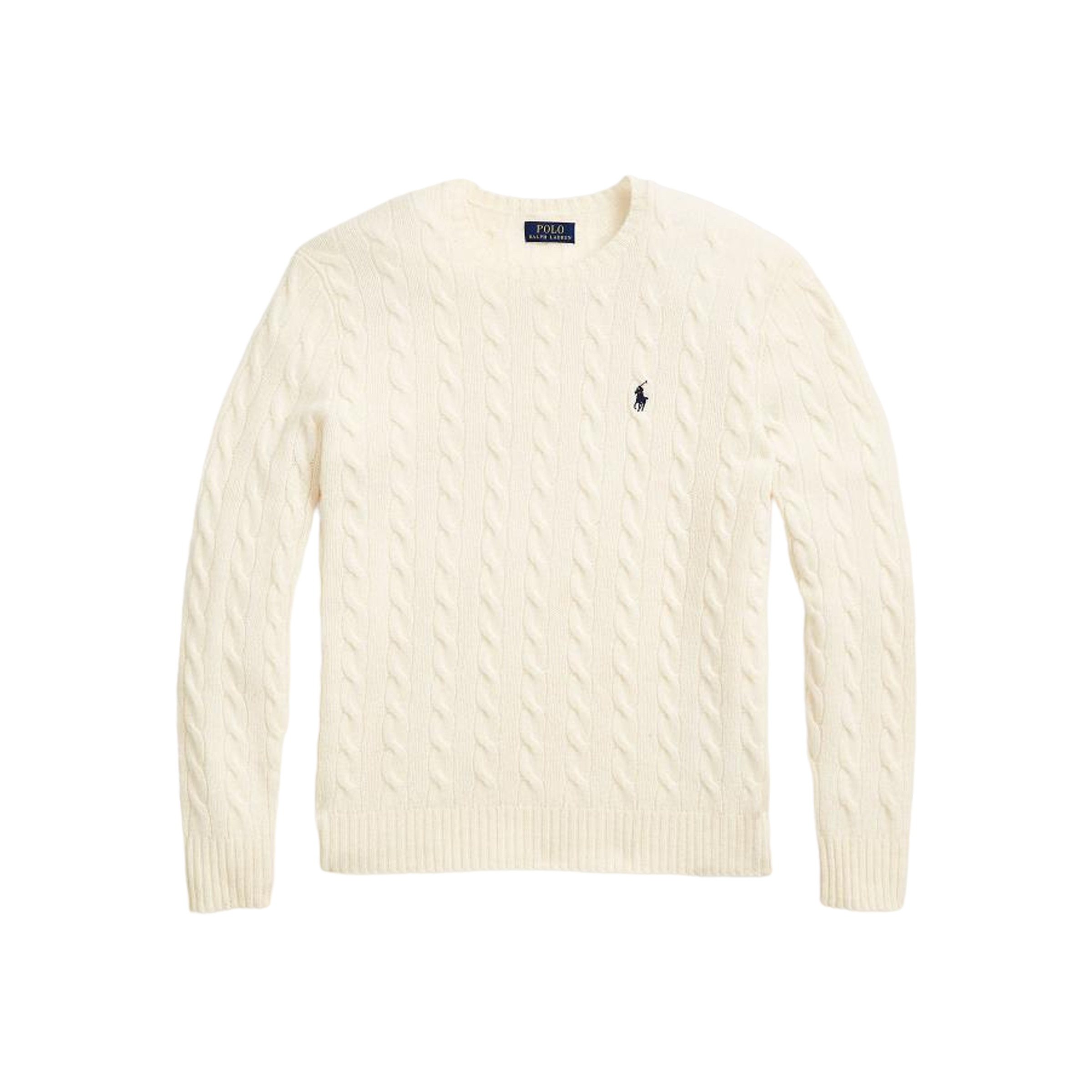 Cable-Knit Wool-Cashmere Sweater - White