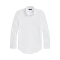 Slim Fit Garment-Dyed Twill Shirt - White