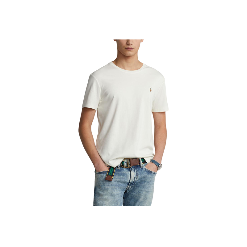 Custom Slim Fit Soft Cotton T-Shirt - White