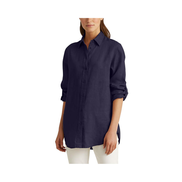 Karrie Long Sleeve Shirt - Navy