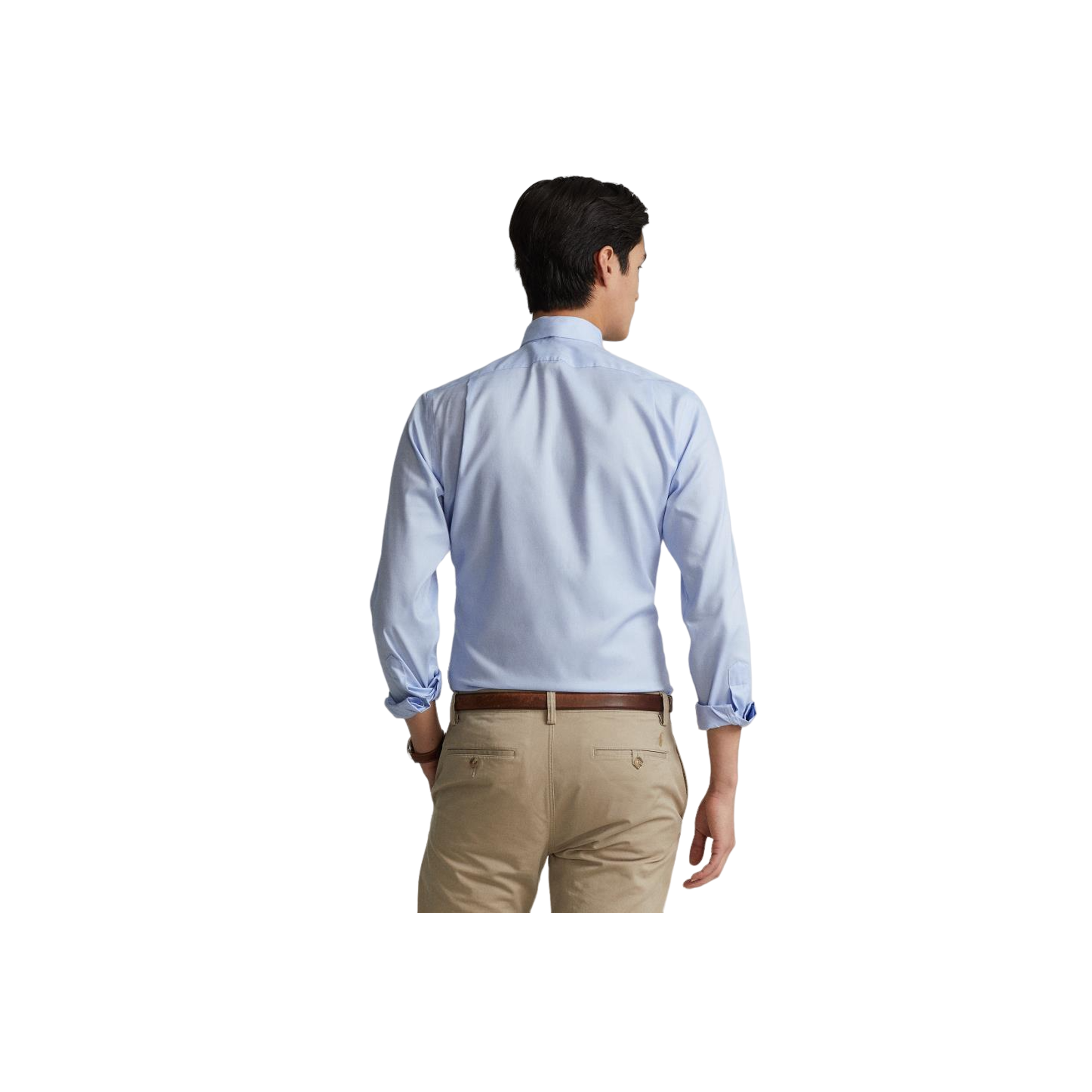 Slim Fit Dobby Shirt - Blue